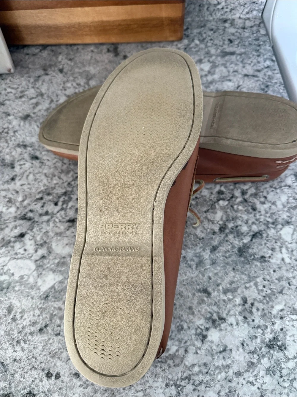 Sperry Chestnut Brown Leather 2-Eye Boat Shoes